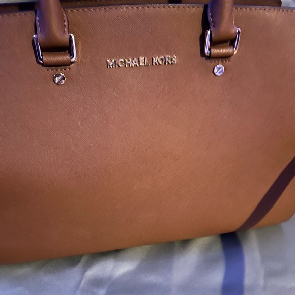Michael Kors Brown Satchel Bag - Picture 4 of 10